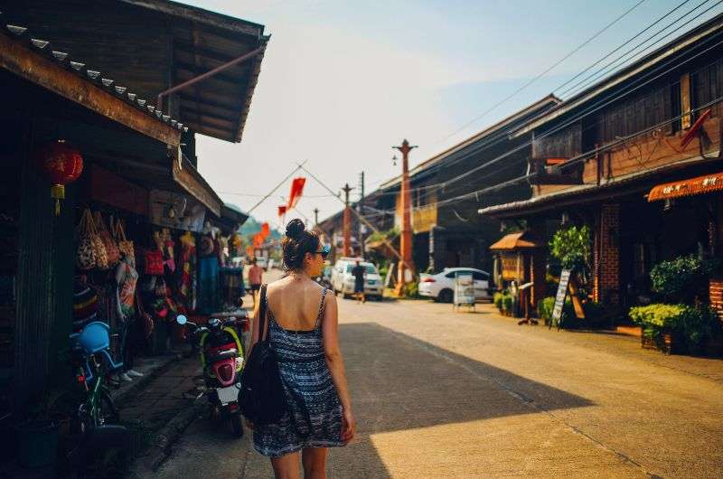 Walking around the old town in Koh Lanta, itinerary and guide, Thailand