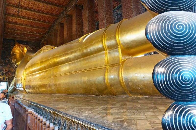 Picture of Reclining Buddha in Bangkok, Thailand, itinerary by Next Level of Travel
