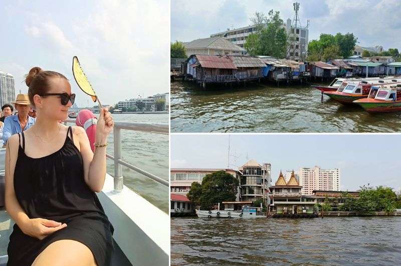 Taking the tourist boat to Asiatique in Bangkok, Thailand, itinerary by Next Level of Travel