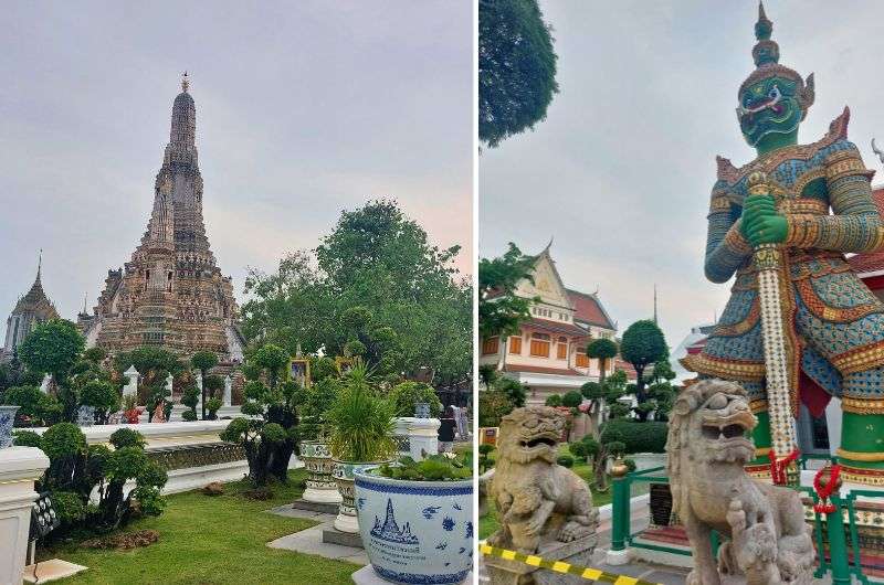 Visiting the Wat Arun temple in Bangkok, Thailand, itinerary by Next Level of Travel