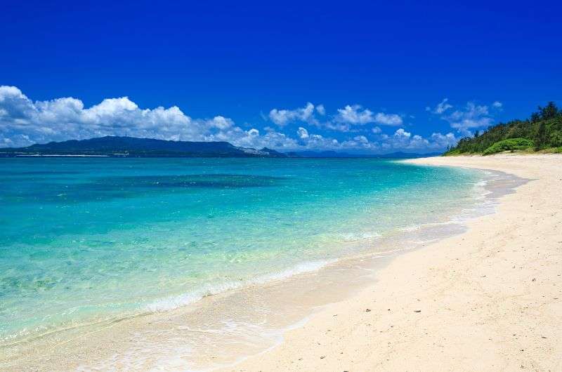 Tropical Beach in Okinawa, Japan, itinerary