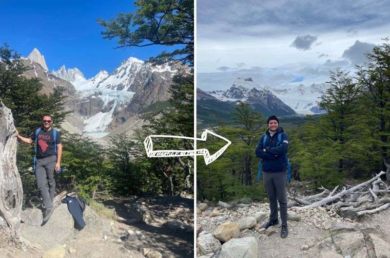 Dressing according to the weather in El Chaltén, Argentina, photo by Next Level of Travel