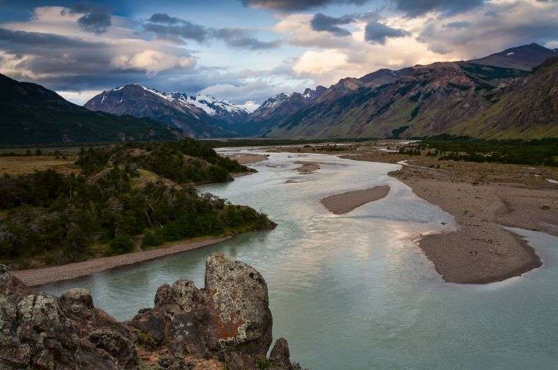 Río de Las Vueltas in El Chaltén, Patagonia, Argentina