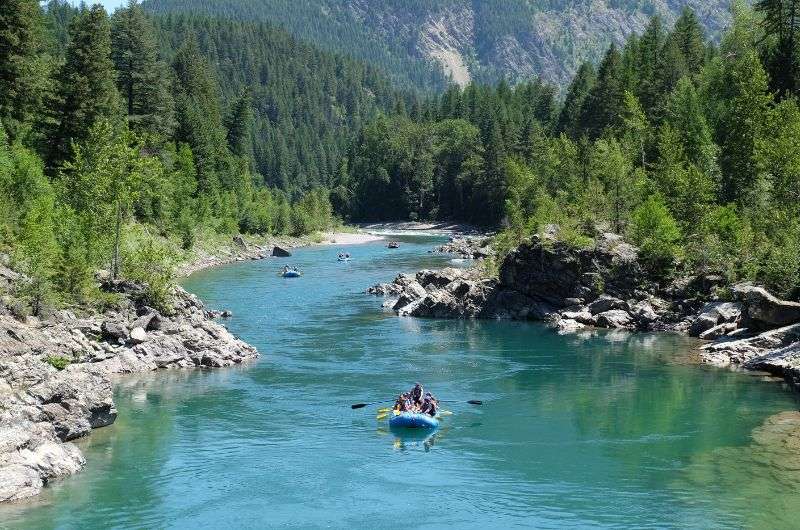 Whitewater rafting in Patagonia, Argentina