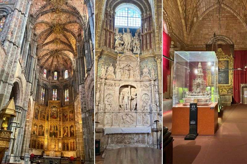 Interiors of the Ávila Cathedral, itinerary, pictures by Next Level of Travel