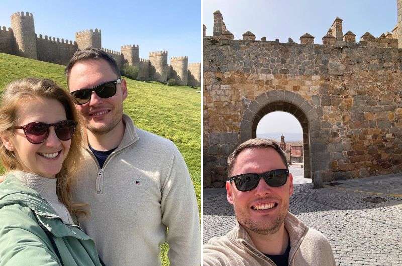 Tourists at Ávila in Spain, itinerary and things to do, photo by Next Level of Travel