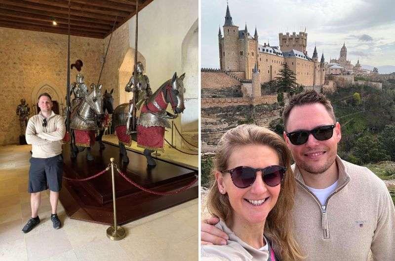 Tourists visiting the Alcázar castle in Segovia, Spain, photo by Next Level of Travel