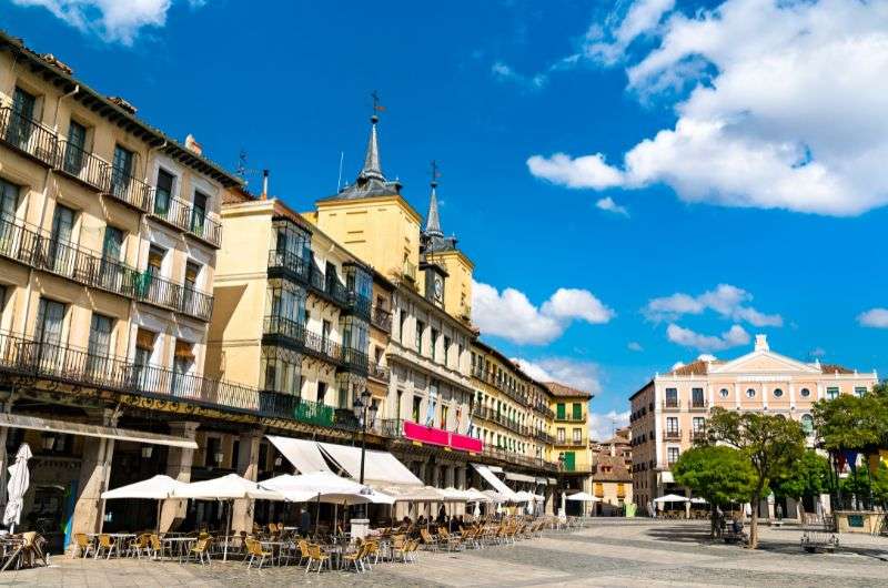 Plaza Mayor de Segovia, itineray, Spain