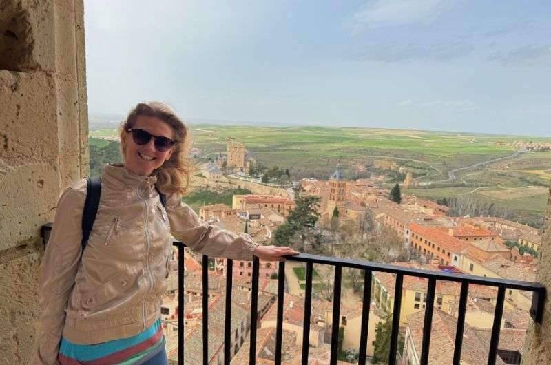 View from the bell tower of Segovia Cathedral, photo by Next Level of Travel