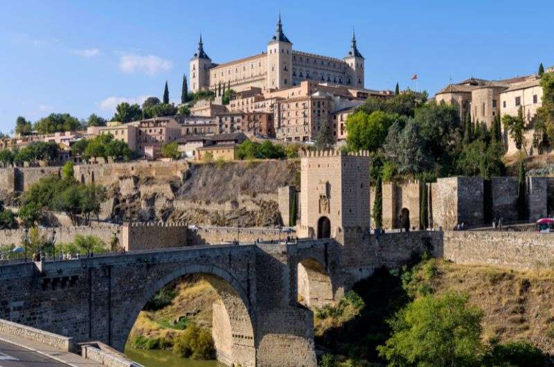 Bridge of Alcántara in Toledo, day trip from Madrid