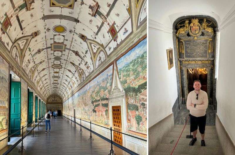 Halls of Battles in El Escorial, day trip from Madrid, photo by Next Level of Travel