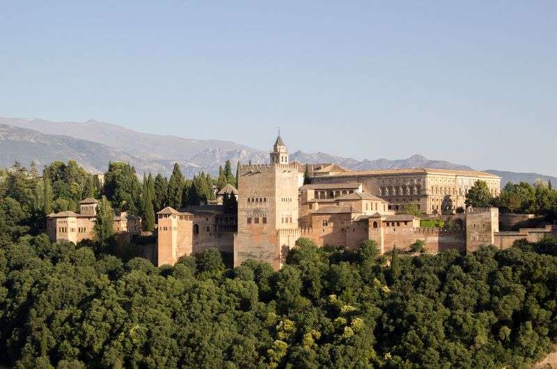 La Alhambra in Granada, day trip from Madrid, Spain