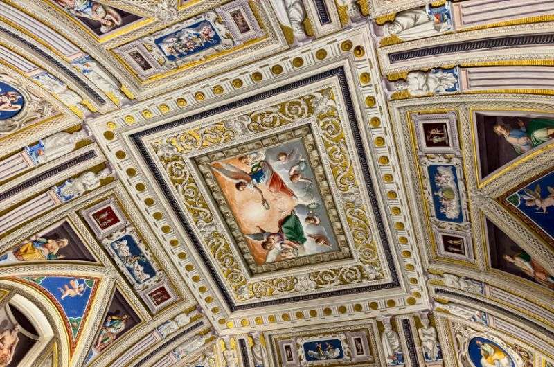 The ceiling of Basilica in El Escorial, Spain, photo by Next Level of Travel