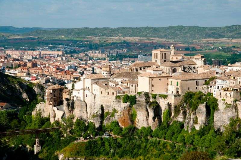 The city of Cuenca, daytrip from Madrid, Spain