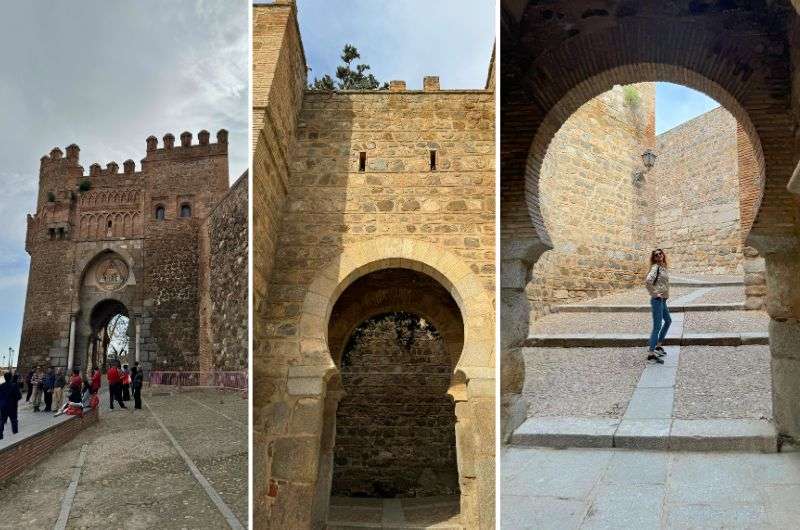 Toledo gates, day trip from Madrid, photos by Next Level of Travel