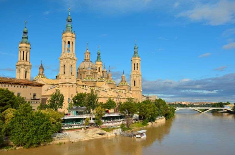 Zaragoza, a city in Andalusia, day trip from Madrid, Spain