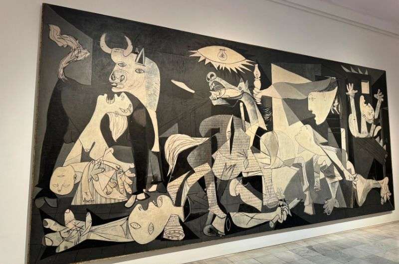 Painting in Reina Sofia Museum, Madrid, photo by Next Level of Travel