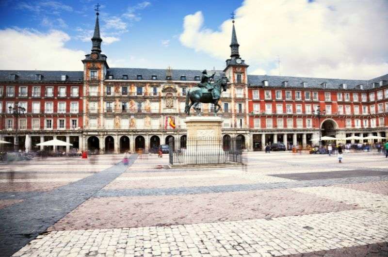 Plaza Mayor de Madrid, Spain, itinerary