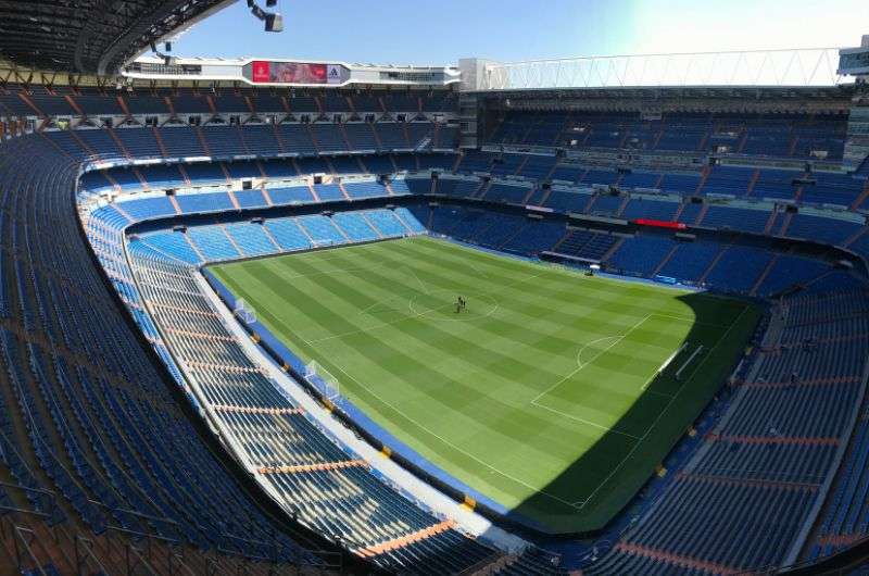 Real Madrid stadium, Spain, itinerary