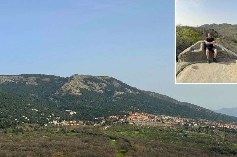 View from Silla de Felipe in El Escorial, near Madrid, photo by Next Level of Travel