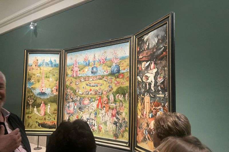 Painting by Hieronymus Bosch in Madrid Prado Museum, photo by Next Level of Travel