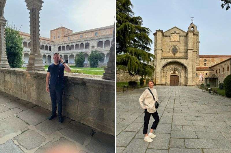 Tourists in Monasterio de Santo Tomás in Ávila, Spain itinerary, photo by Next Level of Travel