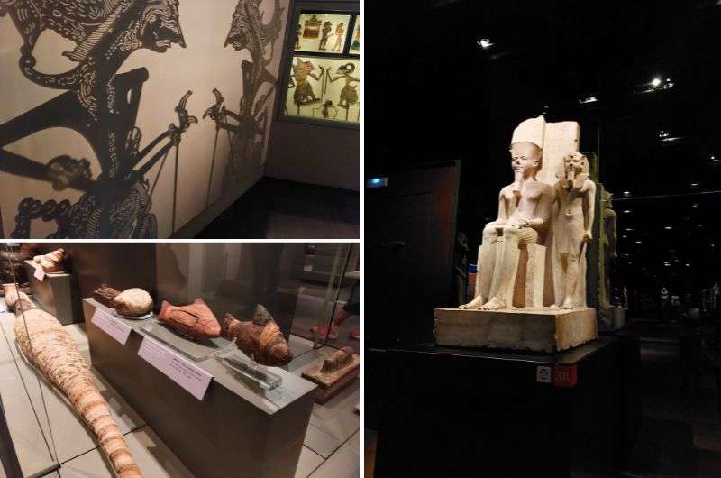 The exhibits in Turin Egyptian Museum in Italy, photo by Next Level of Travel