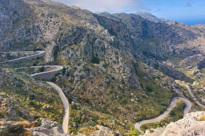 Driving down the Sa Calobra road, Palma de Mallorca