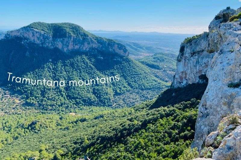 View of the Tramuntana mountains in Palma de Mallorca, photo by Next Level of Travel