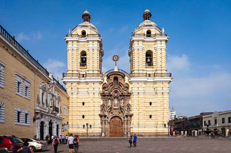 basilica and convent of san francisco lima, Peru, itinerary