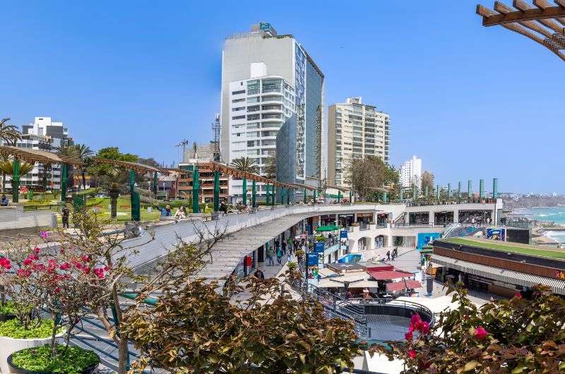 Larcomar Mall in Lima, Peru