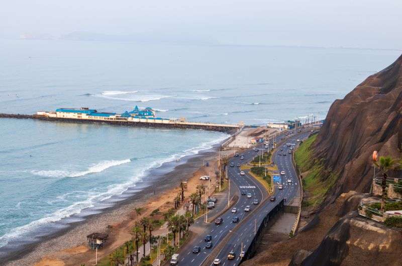 The city of Lima, Peru, itinerary