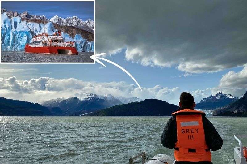 Boat Tour on the Lago Grey in Torres del Paine, photo by Next Level of Travel