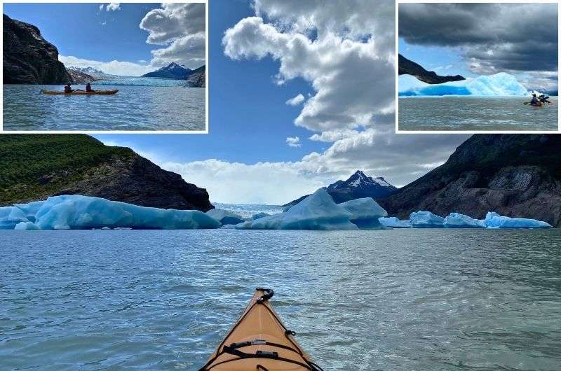 Kayaking in Torres del Paine, Chile, photo by Next Level Travel