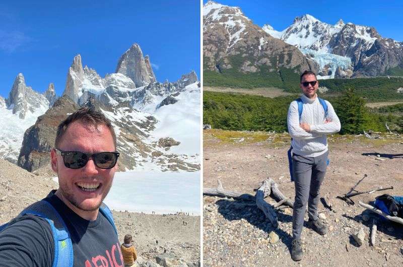 A tourist hiking in Argentina, photo by Next Level of Travel