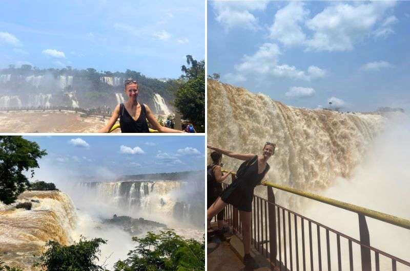 Visiting Iguazu Falls as one of the day hikes in Argentina, photos by Next Level of Travel