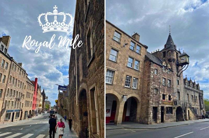 Royal Mile in Edinburgh, Scotland, photo by Next Level of Travel