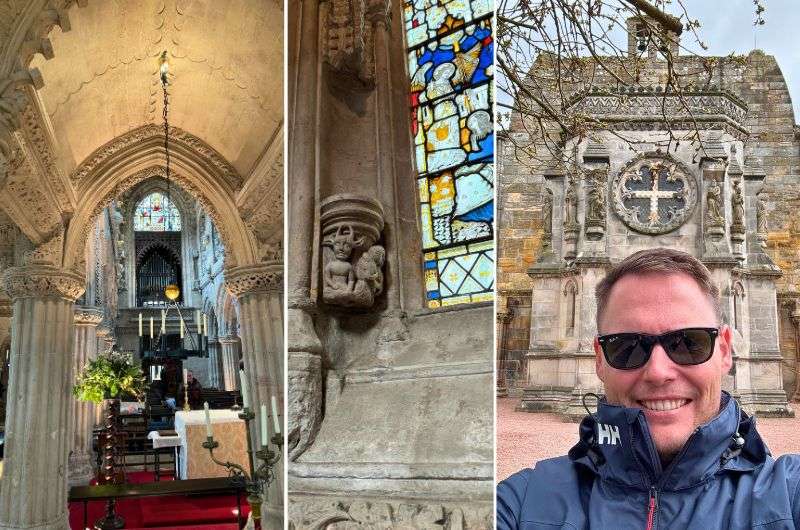 Visiting Rosslyn Chapel in Edinburgh, photos by Next Level of Travel