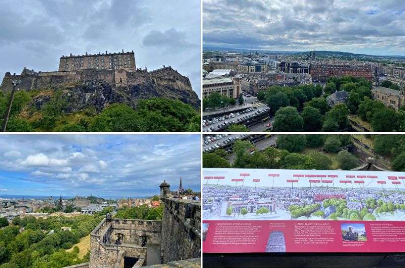 Visiting the castle of Edinburgh in Scotland, photos by Next Level of Travel