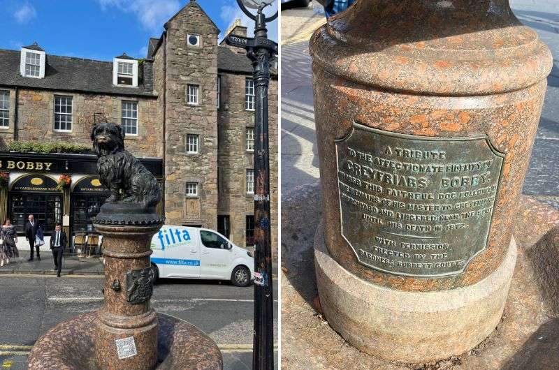 Greyfriars Bobby Statue in Edinburgh, photo by Next Level of Travel