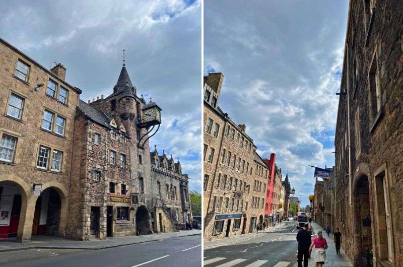 Royal Mile in Edinburgh, photo by Next Level of Travel