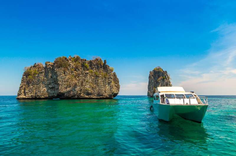 Boat ride to Koh Haa, day trip from Koh Lanta, itinerary, Thailand