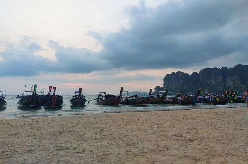 The beach in Railay, Thailand, photo by Next Level of Travel