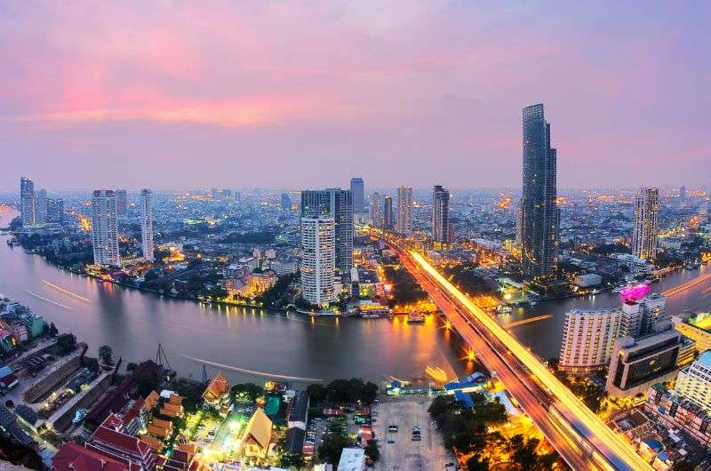 The city of Bangkok, Thailand itinerary