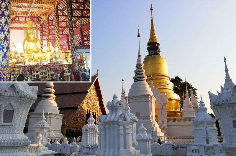 The Wat Suan Dok temple in Chiang Mai, Thailand itinerary, photos by Next Level of Travel