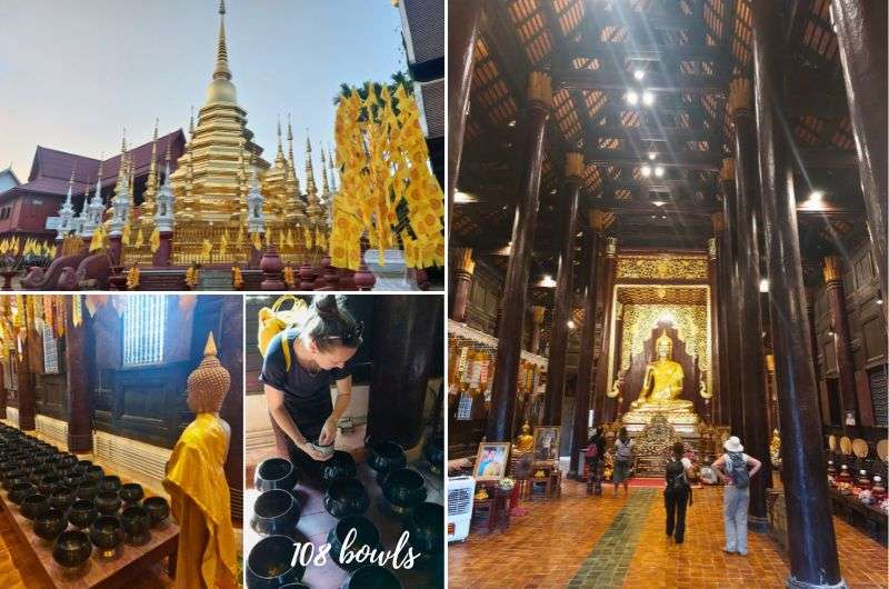 Wat Phan Tao temple in Chiang Mai, Thailand itinerary, photo by Next Level of Travel