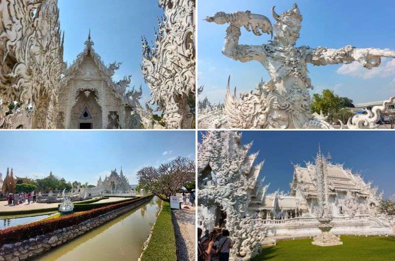 White Temple in Chiang Mai, Thailand 3 week itinerary, photos by Next Level of Travel