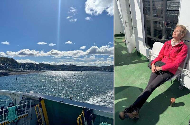 Taking the ferry to get to the Isle of Mull in Scotland, photo by Next Level of Travel