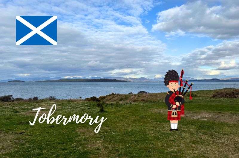 Tobermory postcard, Isle of Mull, photo by Next Level of Travel