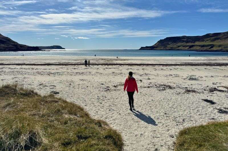 Visiting the beach and Calgary Bay on Isle of Mull, Scotland, photo by Next Level of Travel